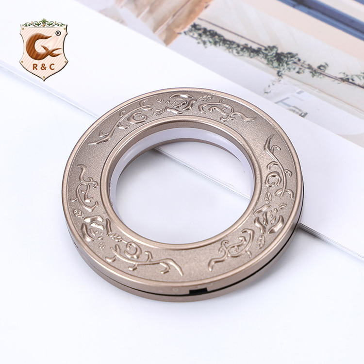 Wholesale Curtain Accessories Colorful Plastic Curtain Ring Eyelet