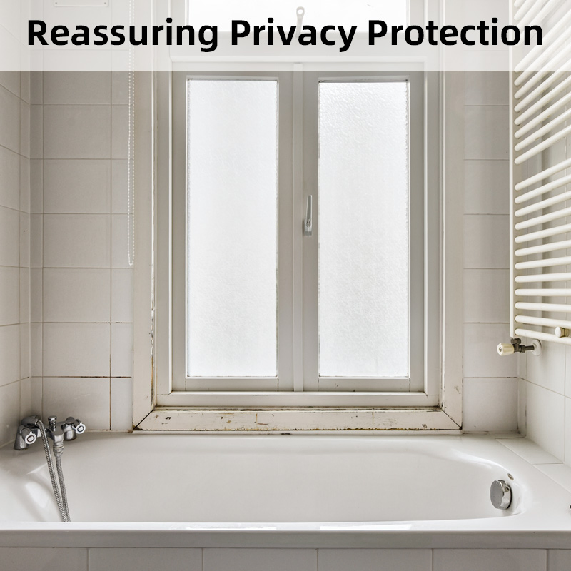 Frosted Window Privacy Self-Adhesive Film with Heat Control and UV Blocking Functions Suitable for Homes and Offices