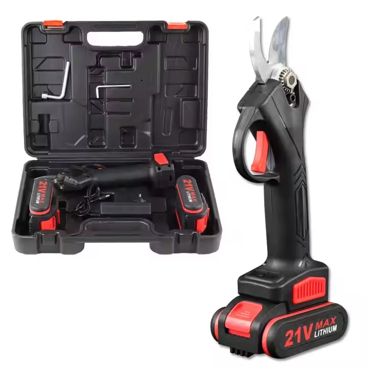 Wholesale Industrial DIY Grade Labor Saving Garden Pruner Lithium Electric 2.5 Opening Brushless Scissors Rough Cut Shears