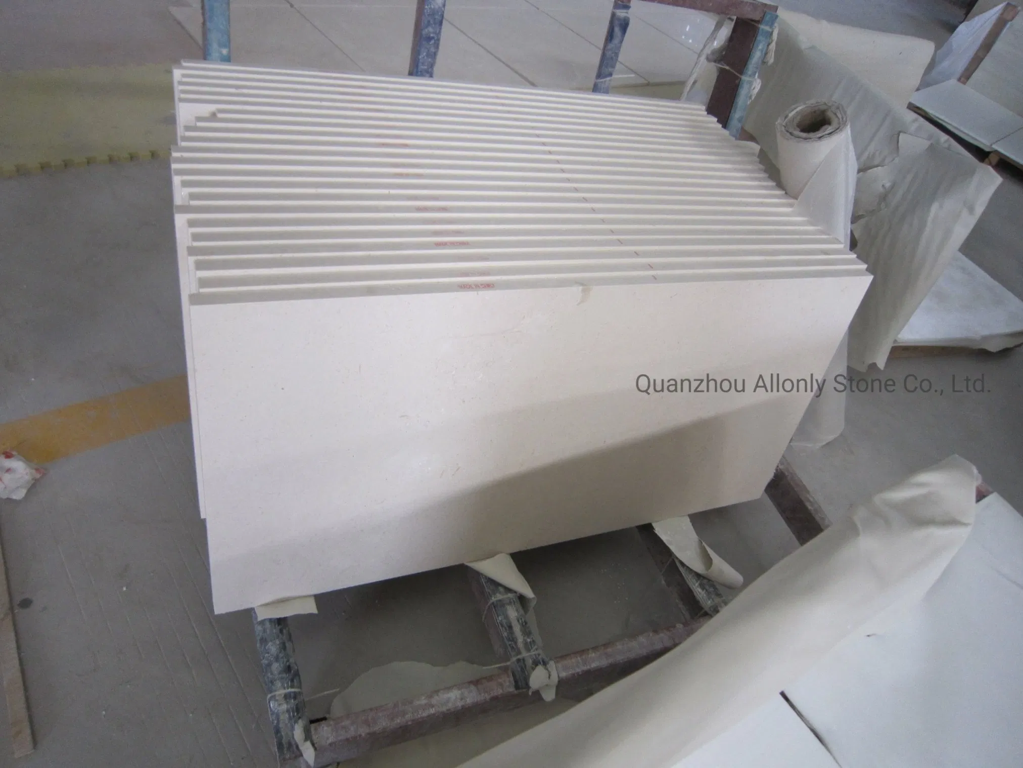 Natural Wholesale Honed Crema Bello Marble Limestone Tiles for Floor and Wall