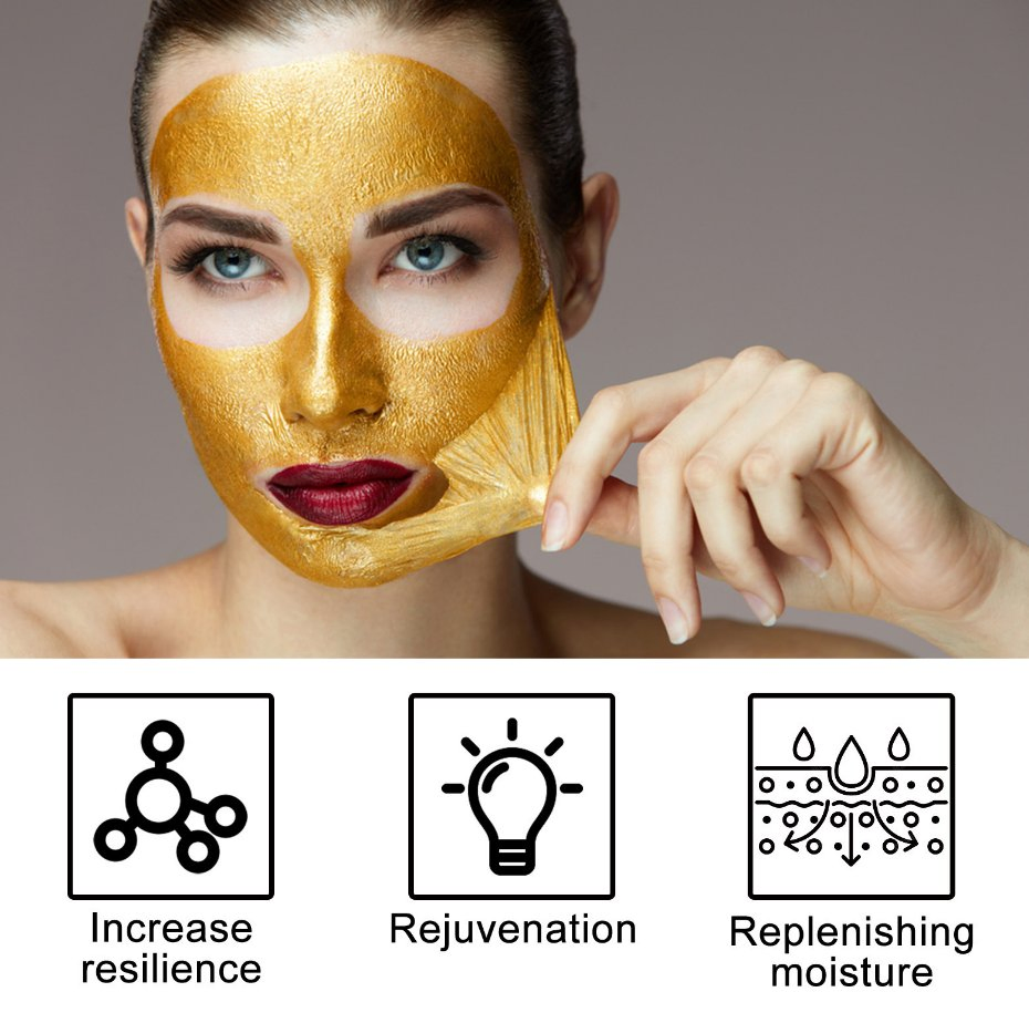 Online Wholesale Ready to Ship 24K Gold Retinol Snake Venom Facial Masks Moisturizing Facial Clay Mask Skin Care Face Mask