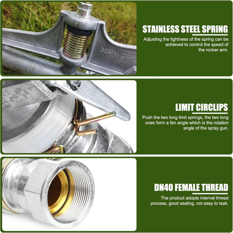 2" Irrigation Garden Sprinklers Water Sprinkler (40PY2H)