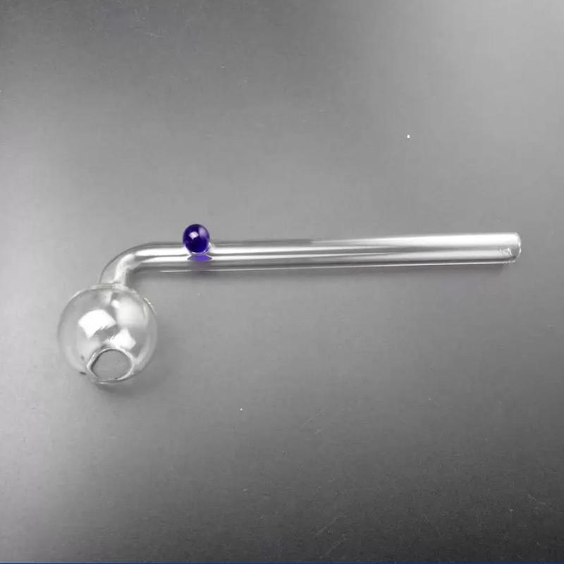Curved Glass Oil Burner Smoking Pipes Water Pipe Bubbler Pyrex Pipe Hand Tobacco Tool Oil Burner Pipe