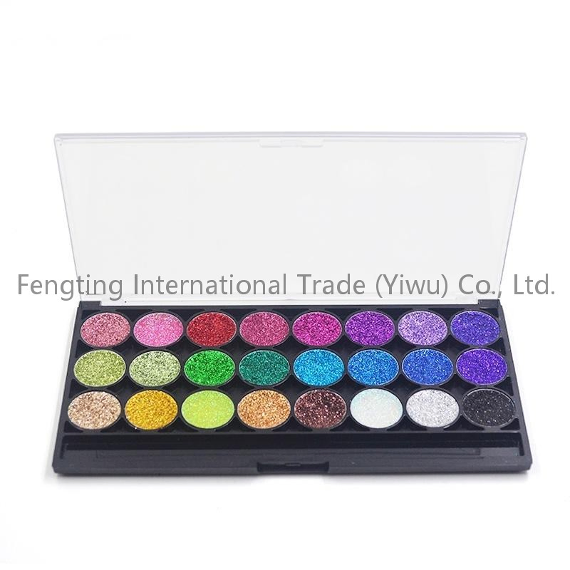 24-Color Glitter Shimmer Eyeshadow Palette Shiny Eye Shadow Powder with High Quality Prepared Specifically for The Party