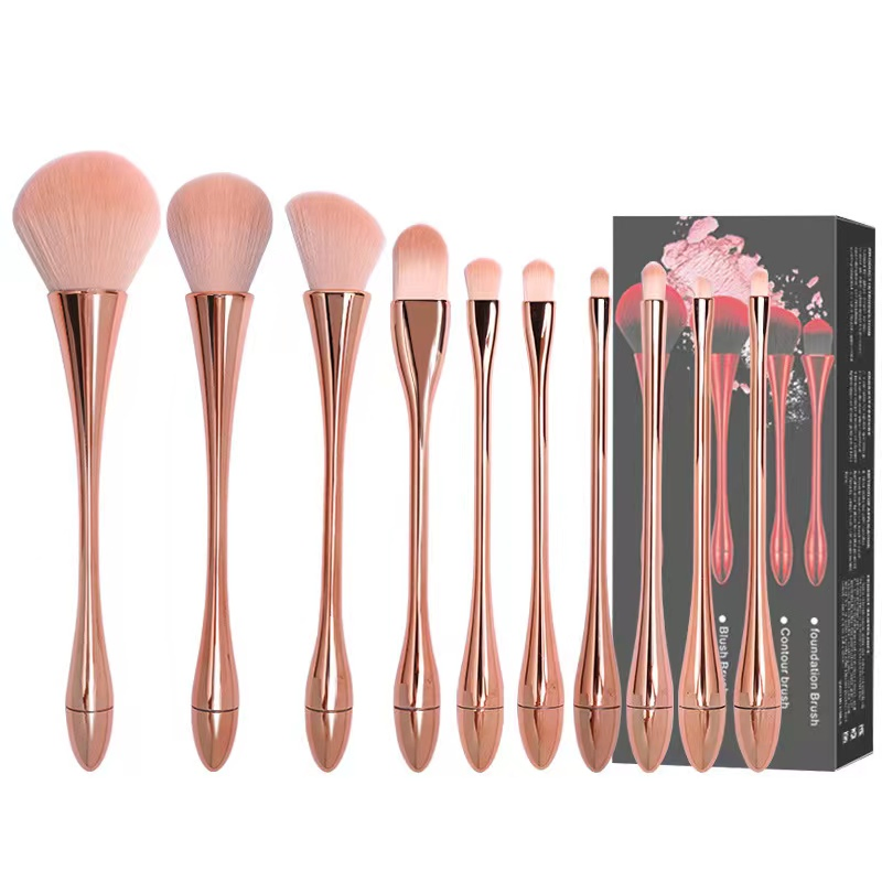 Small Waist Design Makeup Brush Set Makeup Brush Full Set of Beauty Tools 10 Pack Makeup Brushes