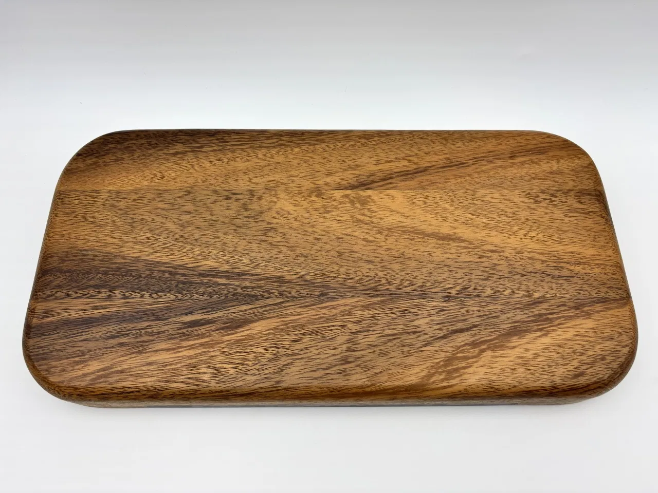 Chic Acacia Wood Serving Tray Enhanced with Customized Resin