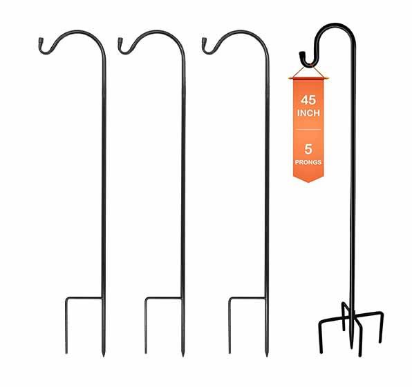 Steel Metal Outdoor Garden Shepherd Hook
