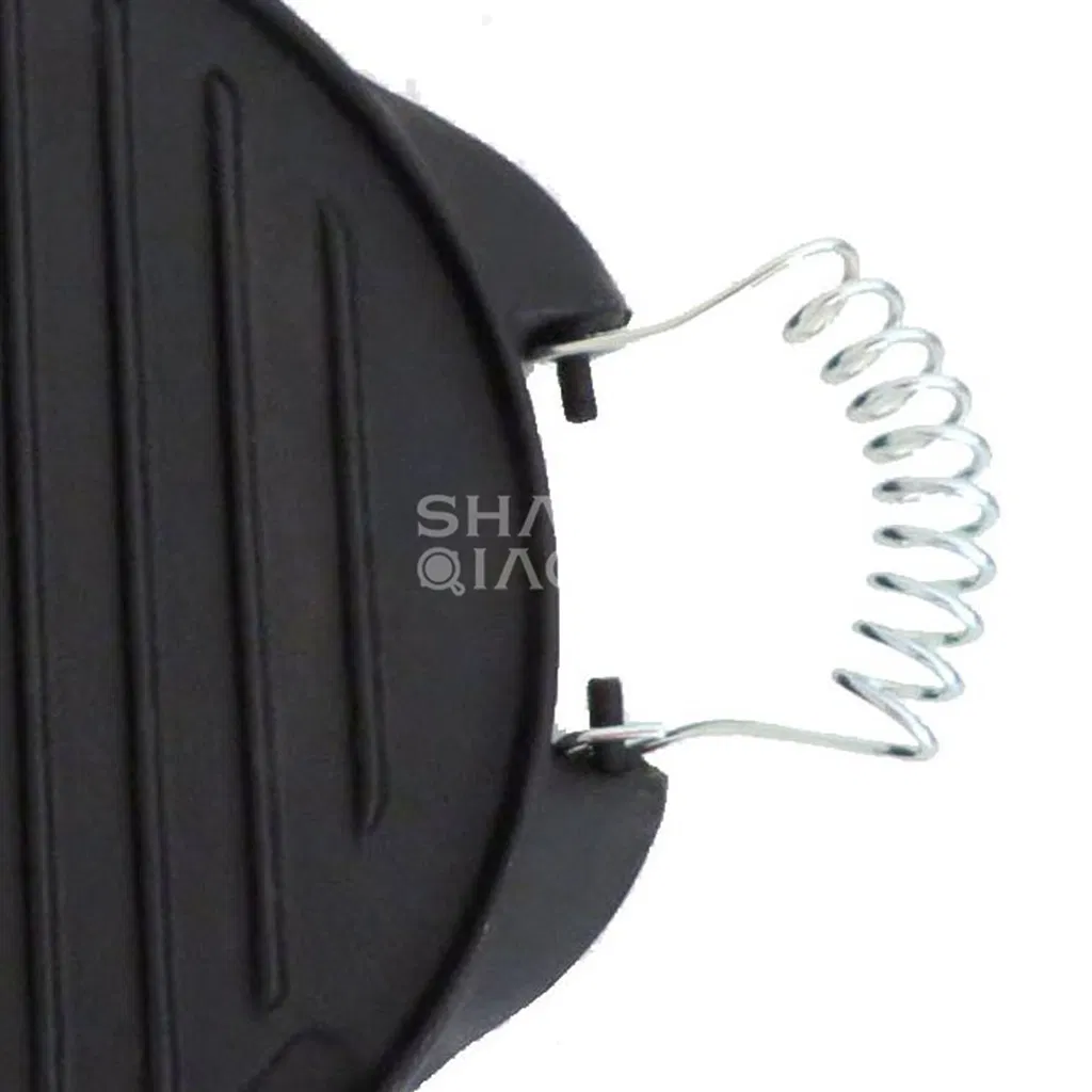 Customized Pre-Seasoned Reversible Cast Iron Griddle Grill Pan with Spring Handles Grill Plate