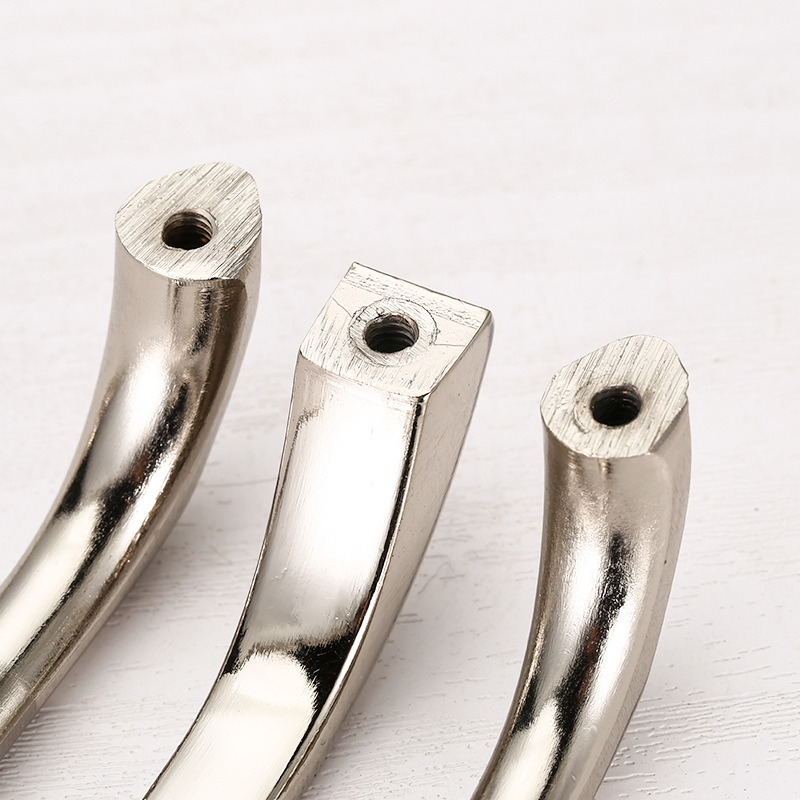 Hautine Furniture Handle, Satin Nickel