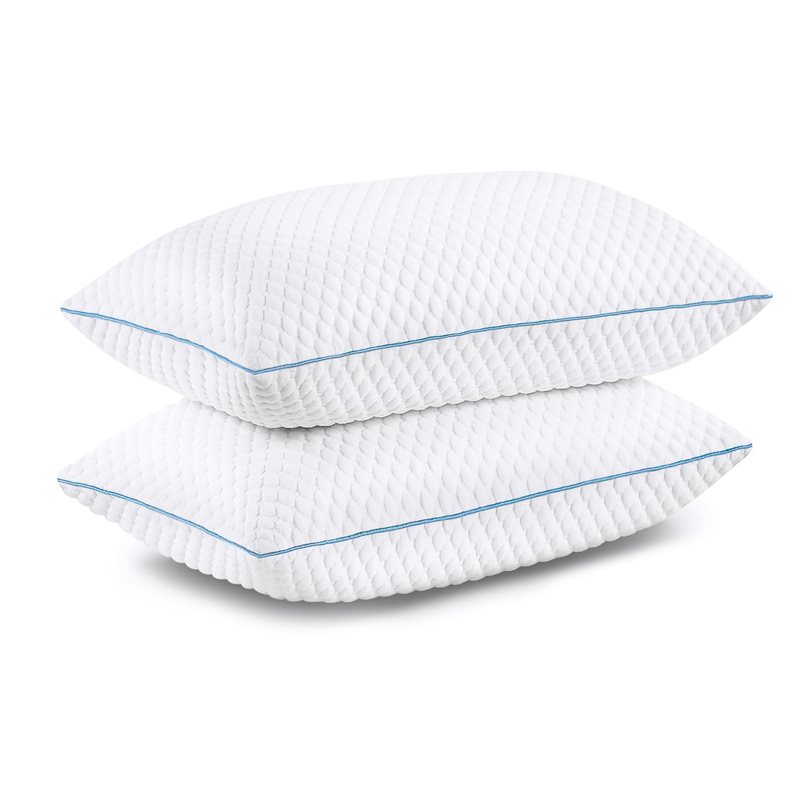 Cooling Shredded Memory Foam Pillows Adjustable Firm Bed Pillows