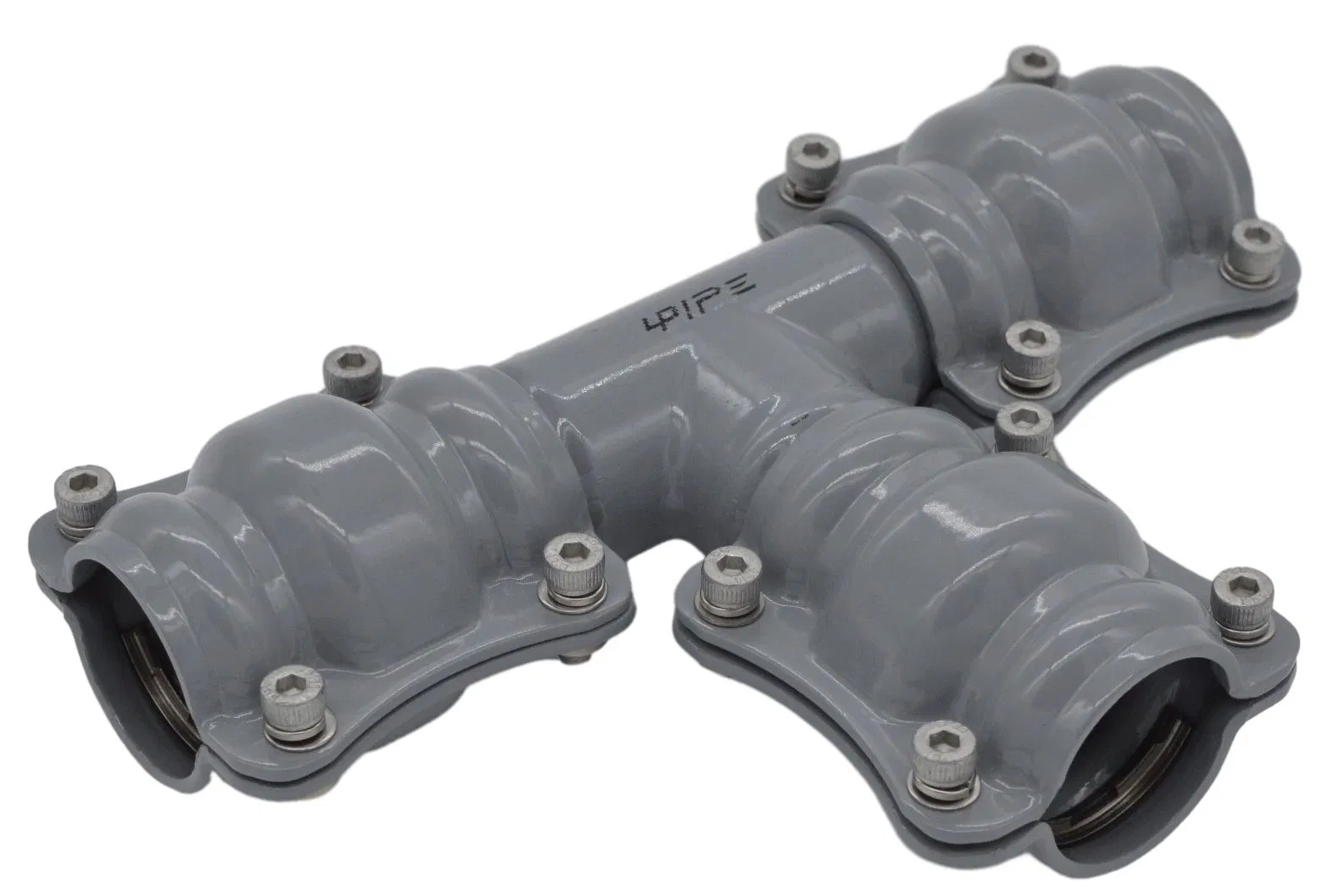 Smooth Inner Surface Energy Saving Compressed Air Gas Pipe Fitting Tee Equal