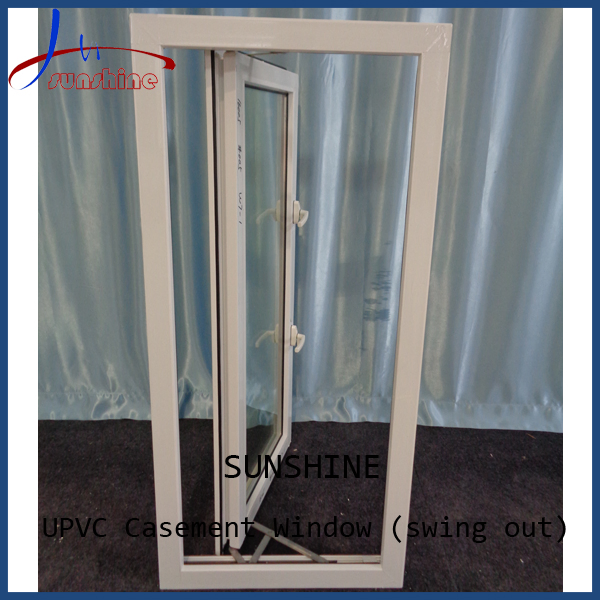36 X 36 Inches Double Opening UPVC Windows with Hurricane Impact Glass