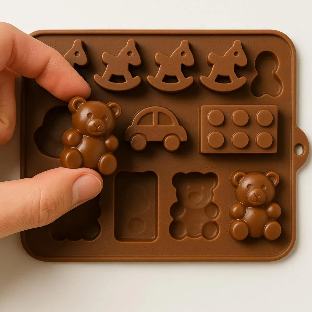 Силиконовая форма для шоколада и льда 'Транспорт'
