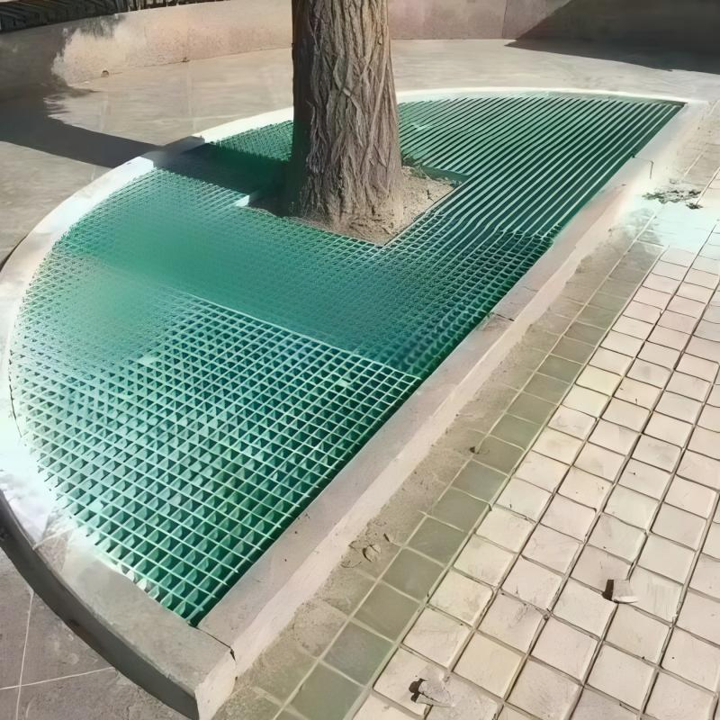 Corrosion Resistant FRP Mesh Grating Customized Size for Chemical and Marine Industry with High Strength and Anti-Slip Surface