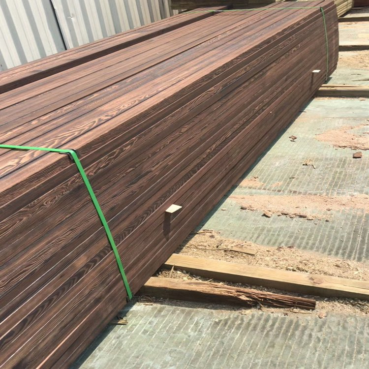 Manufacturers Board Decoration Wood Board a Variety of Specifications Carbonized Poplar Solid Wood Board Price