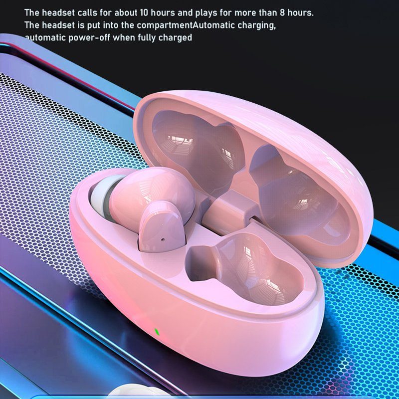 Bluetooth Wireless Headset Earbuds Earphone Headphone with Noise Reduction Amplifier