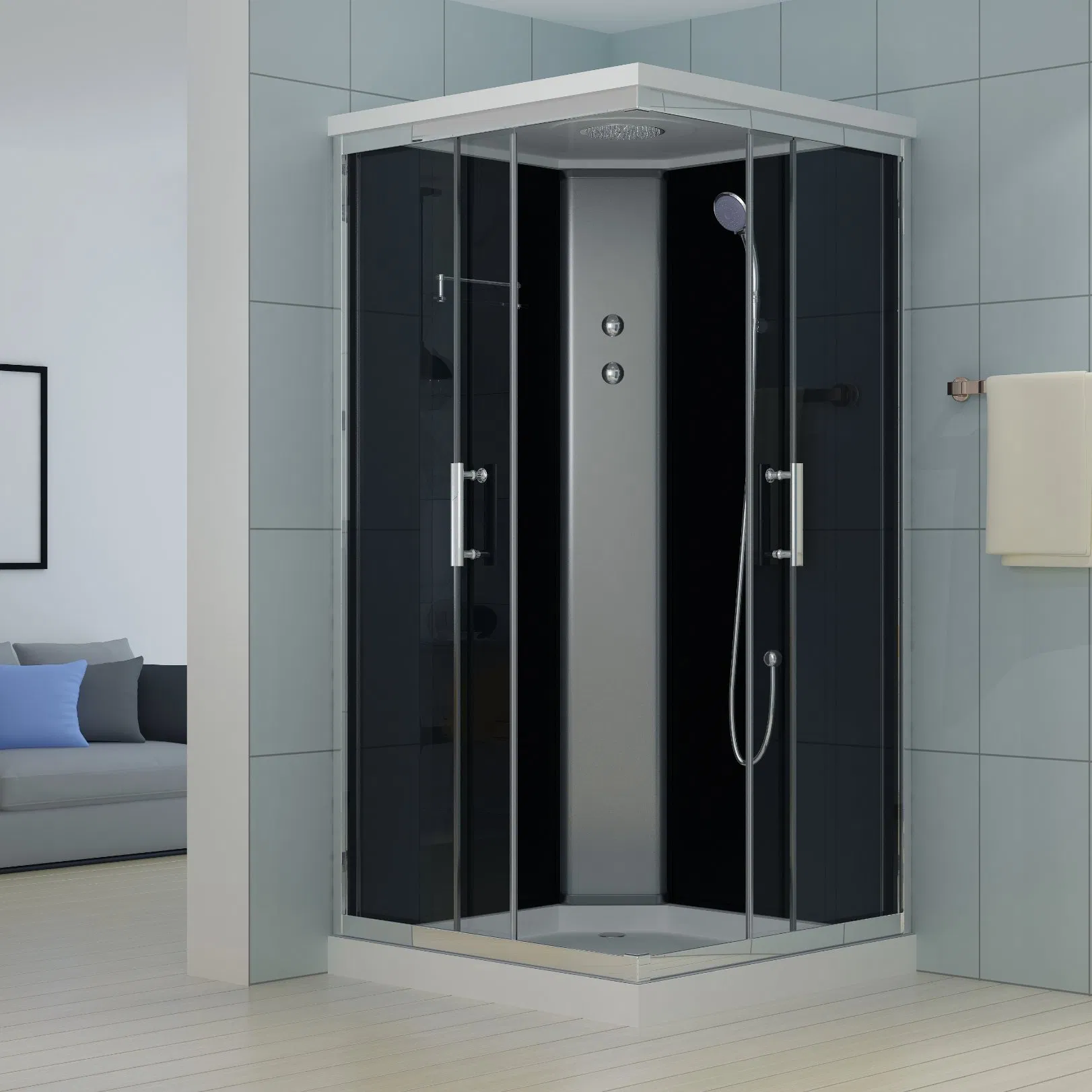 Stylish Modern Shower Room for Versatile Home Environments
