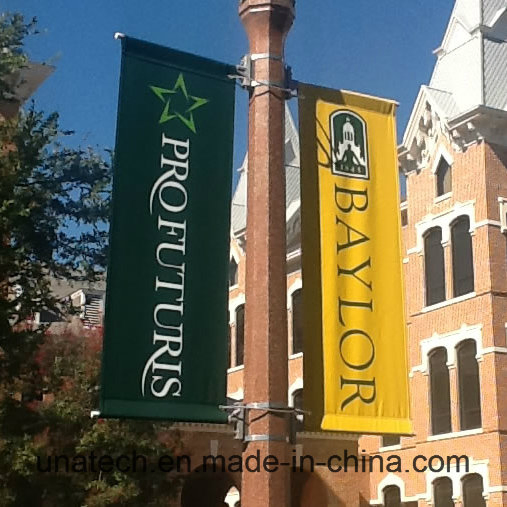 Metal Stainless Steel Street Light Pole Advertising Sign Fixture