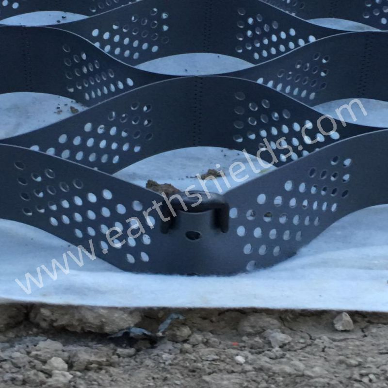 Geocell Retaining Wall Black Green White Customized Geocell for Tanzania