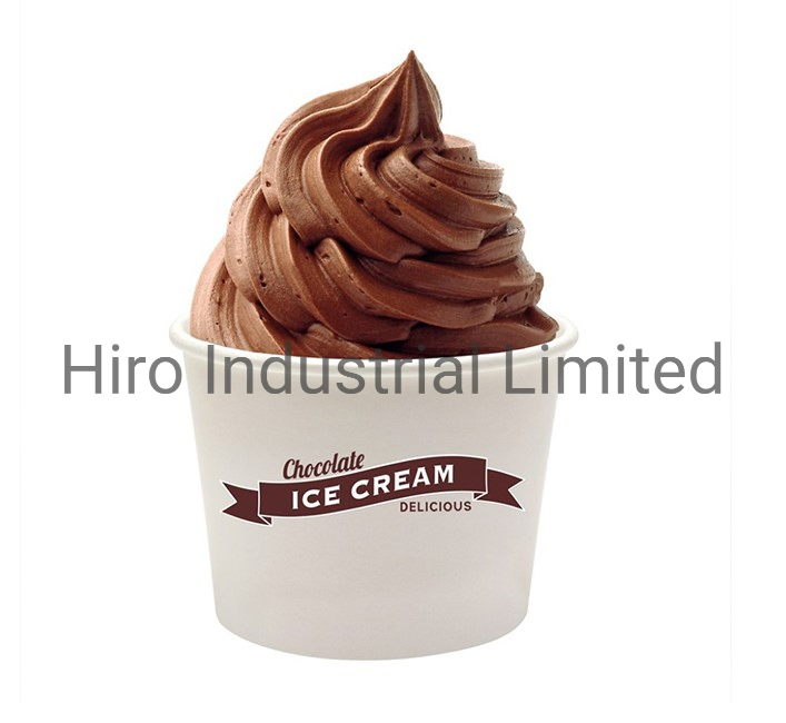 Custom Logo Printing Recycle Disposable Paper Ice Cream Cup Paper Bucket