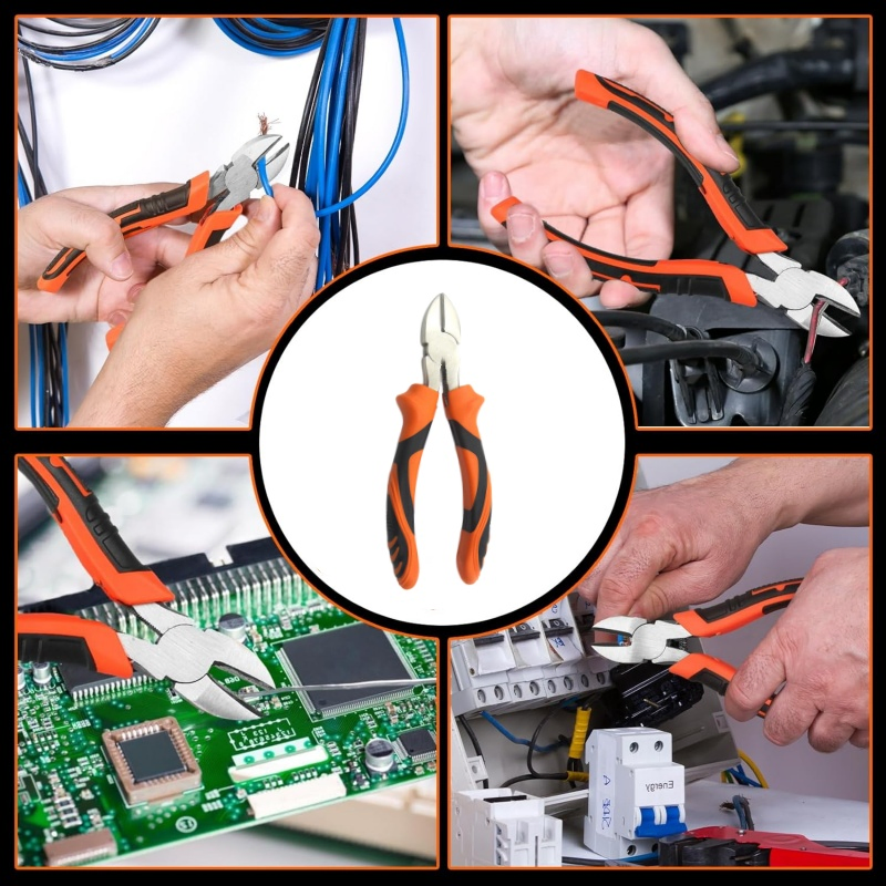 6" Wire Cutter Diagonal Cutting Pliers (11130602)