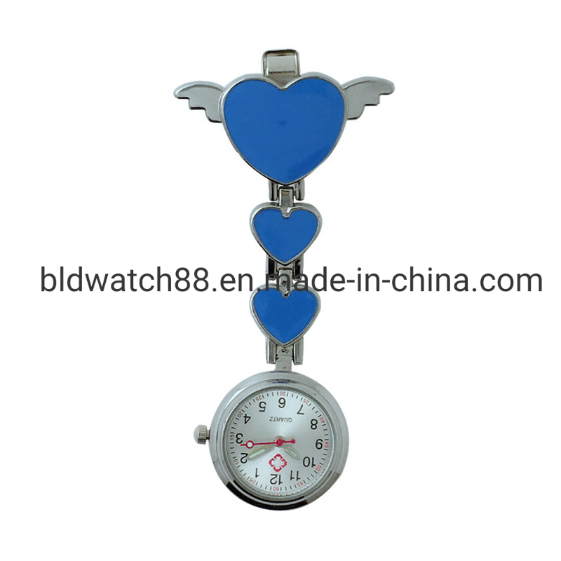 Colorful Heart Shape Nurses Watches for Promotion Gift
