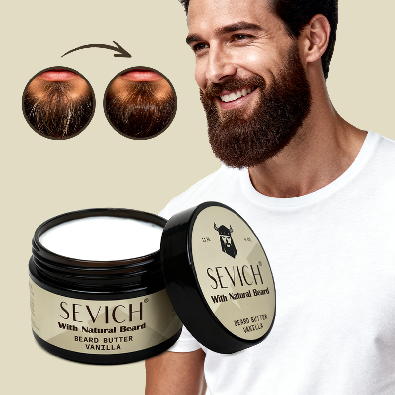 OEM Private Label 100% Natural Ingredient Soften Nourishing Beard Care Oil & Balm Product Set for Men