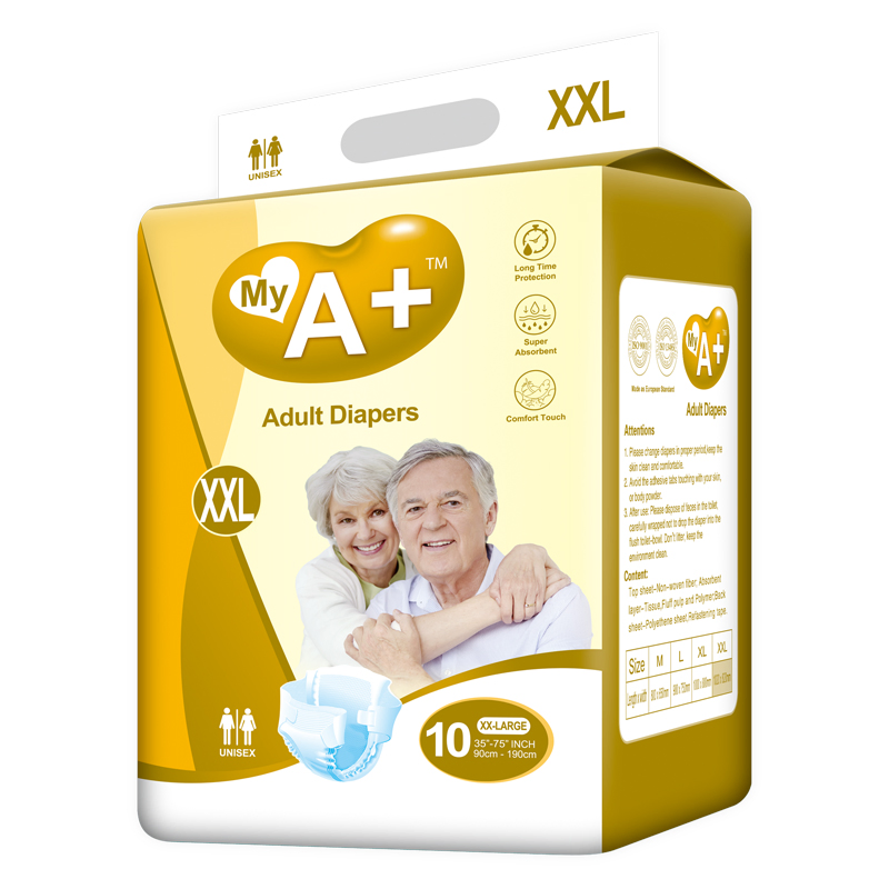 Printed Customized Famous Brand Adult Diaper XXL Man Diaper