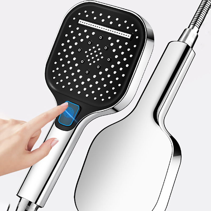 Дождевая лейка для душа с 3 режимами, черная