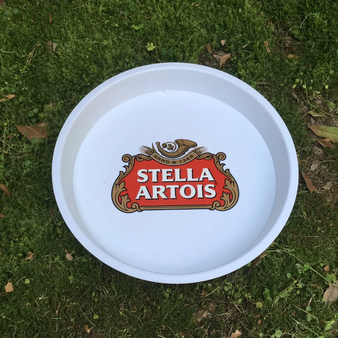 Customized Bar Beer Plastic Serving Tray Round