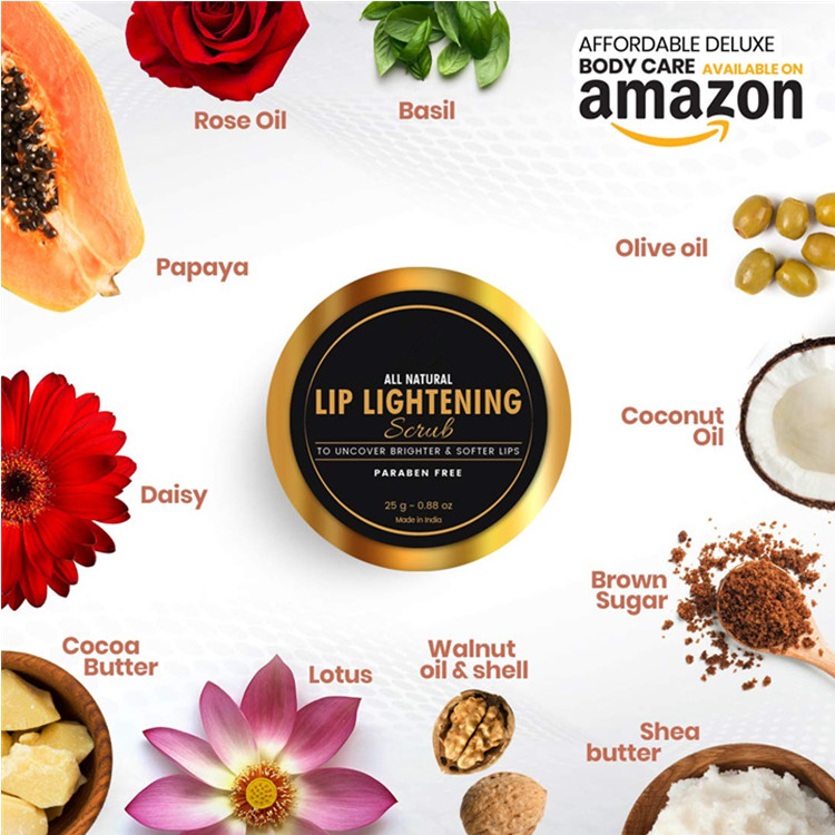 Private Custom All Natural Lightening & Brightening Lip Scrub