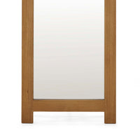 Home Bedroom Decorative Floor Dressing Oak Cheval Mirror