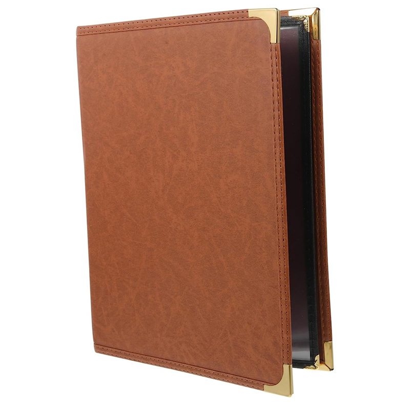 Restaurant Menu Holder Protector Transparent PVC Sleeves Bar Menu Cover Folder