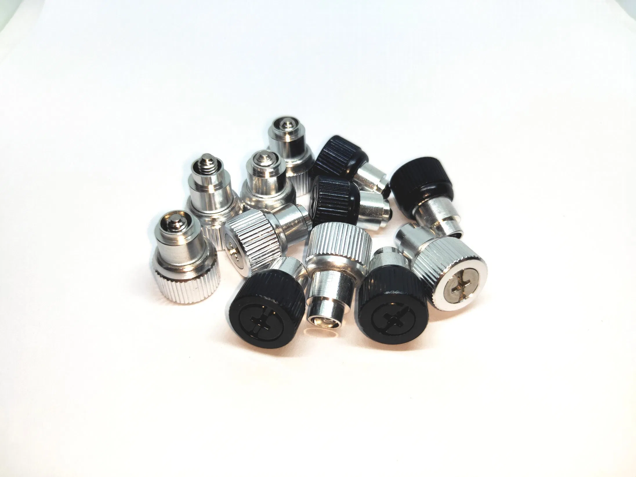 PF25-M3-1 Stainless Steel Aluminum Captive Panel Screw Knurling Large Knob Spring Loaded Screw Pem Fastener
