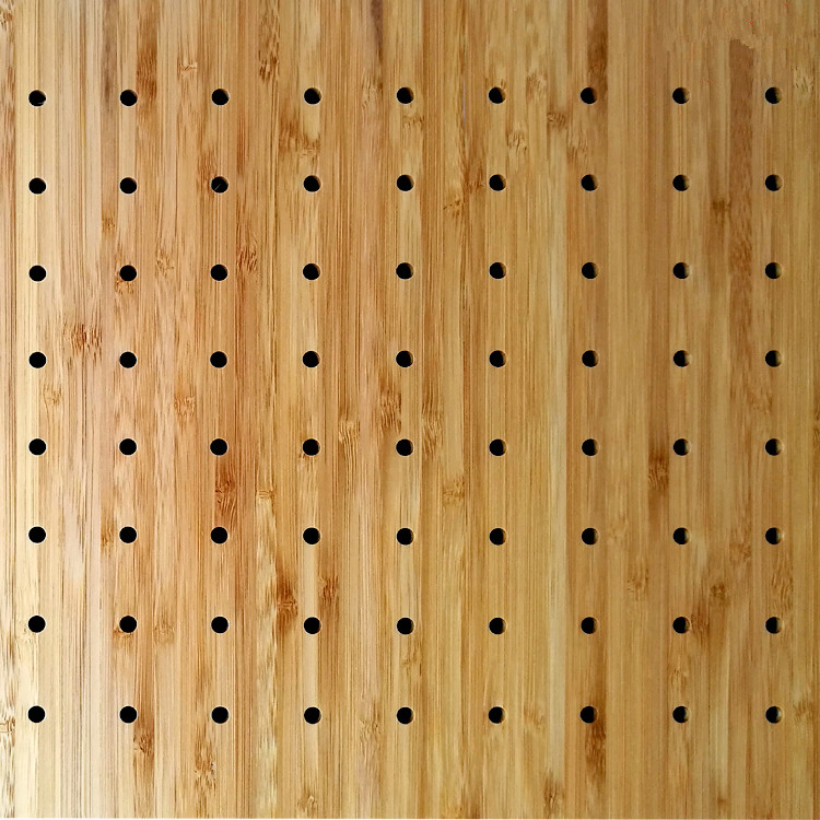 Sound Absorption Acoustic Wall/Ceiling Panel Board Made of Natural Bamboo Panels