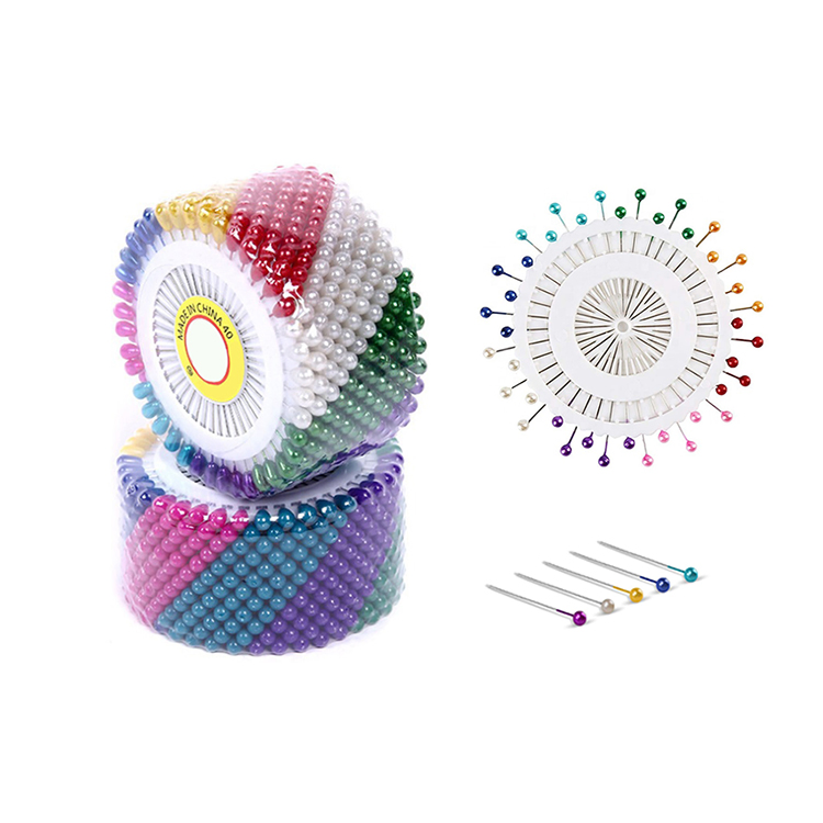 Colorful 3.8mm 4mm Size Round Pearl Head Pin