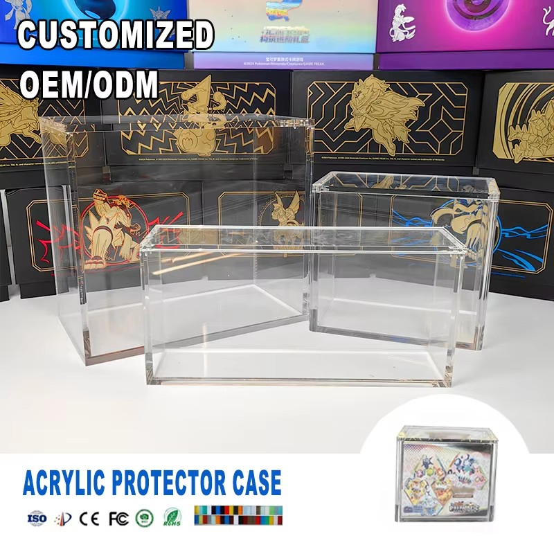 Premium Acrylic Display Box with Magnetic Closure for Secure Storage