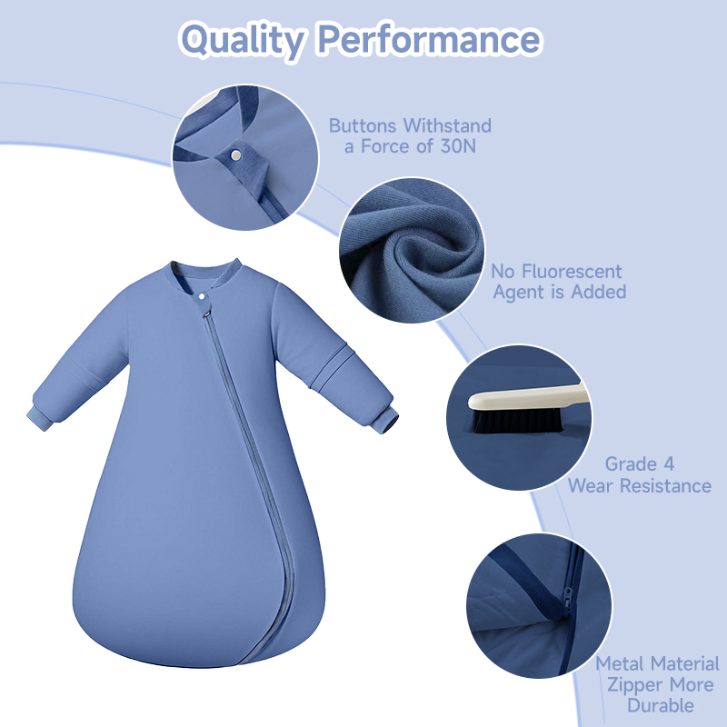 Free Sample Baby Sleeping Bags Soft Comfortable Baby Sleep Sack Newborn Bamboo Cotton Sack Infant Sleep Suit Baby Blanket