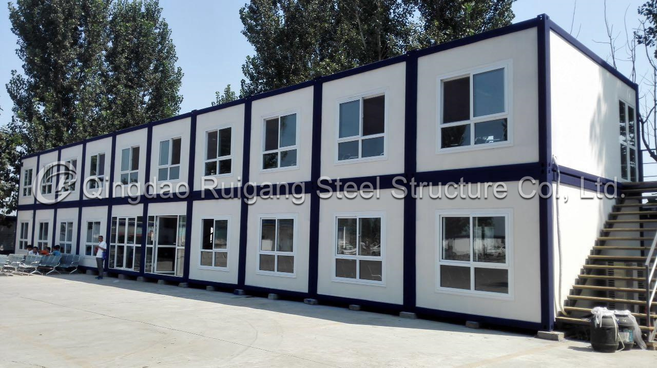 Good Price Sandwich Panel Prefabricated Flat Pack Foldable Mobile Portable Luxury Container House for Single Apartment Steel Home