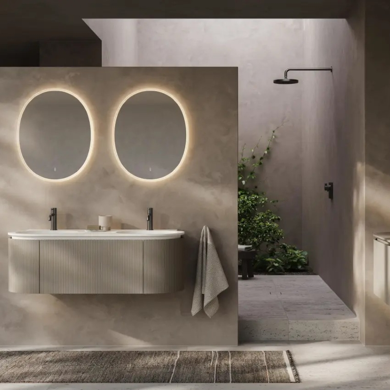 Illuminated LED Mirror Wall Decor - 4mm Thickness, 5000K Light