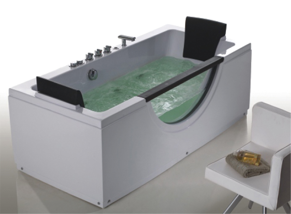 Массажная ванна Walk-in Aquacubic, акриловая, прямоугольная