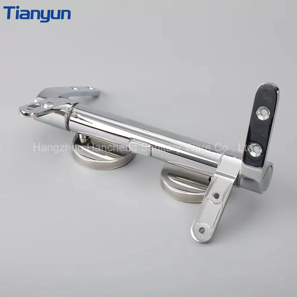 Premium One-Button Quick Release MDF Toilet Cover Plate Metal Damper