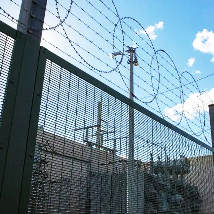 Сетка для забора сварная стальная 358 оцинкованная усиленная