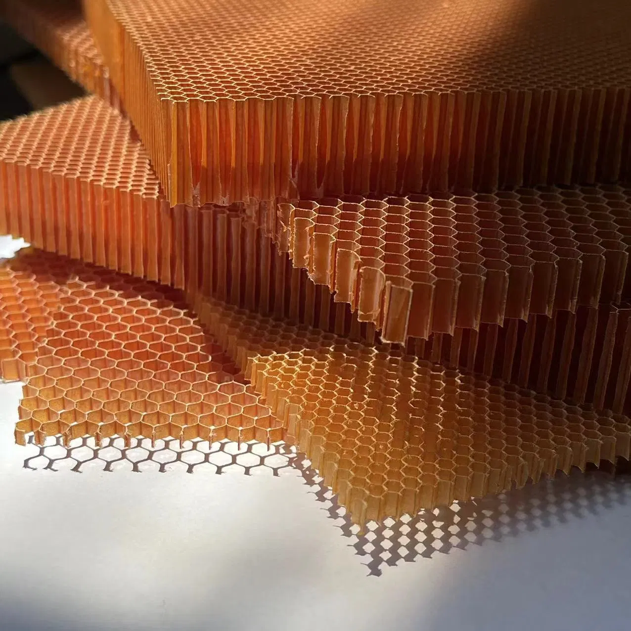 2mm 3mm PARA Aramid Nomex Honeycomb Core Material Sandwich Panels Sheet