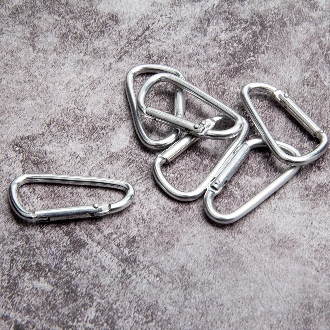 High Quality Aluminum Climbing Button Carabiner (SE-A009)