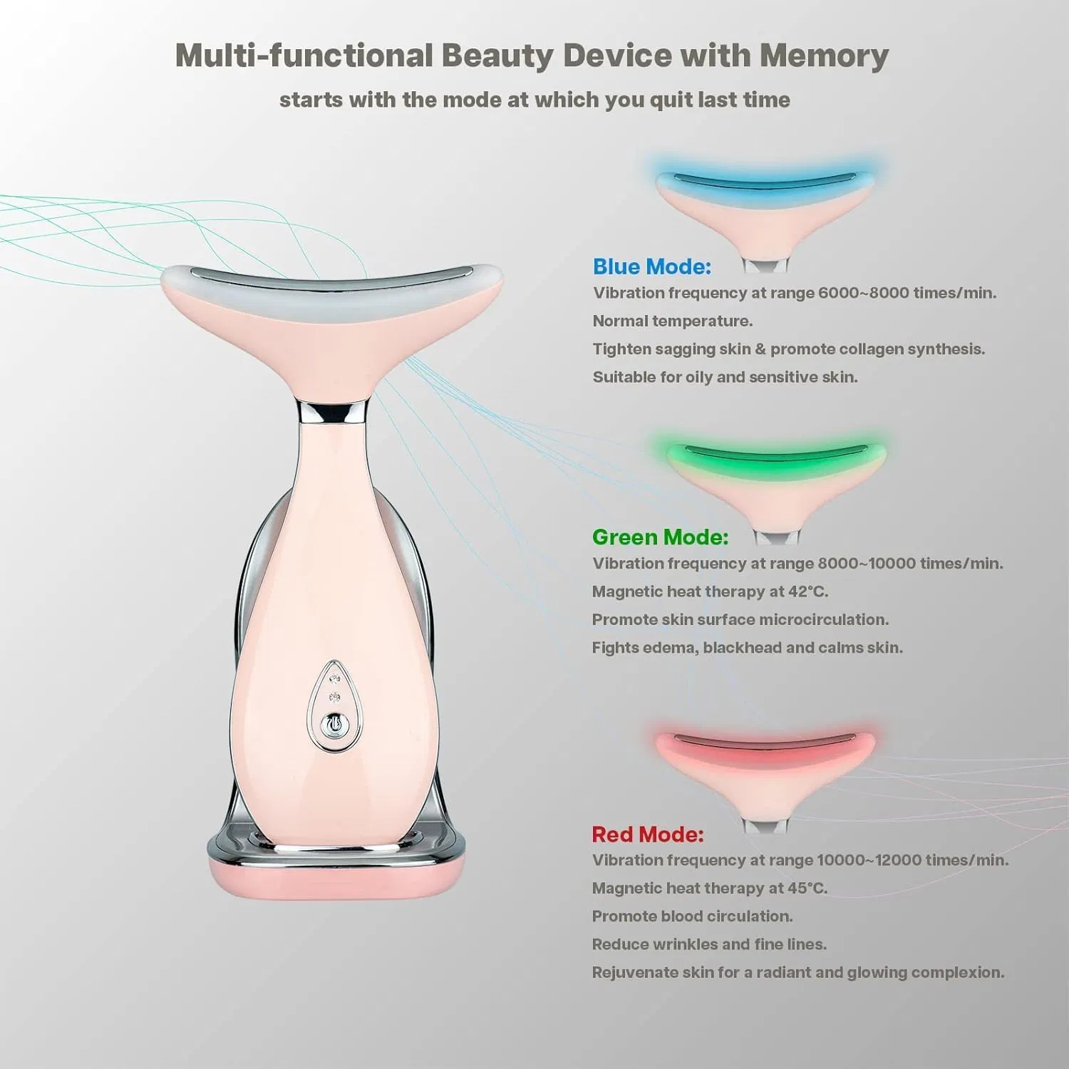 7-in-1 Electric Face Massager for Beauty and Skin Care