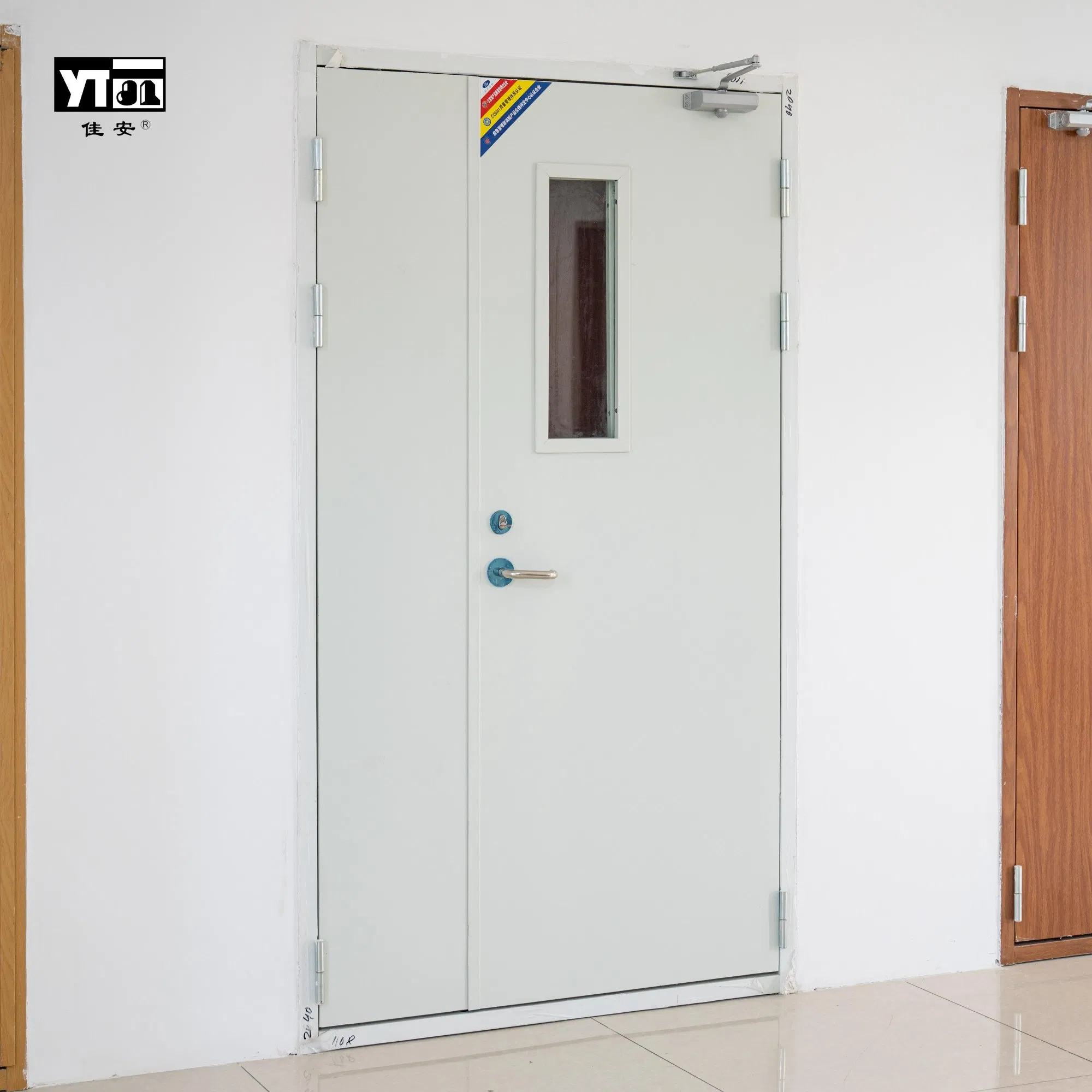China Factory Pry-Proof Steel Fire Door for Commercial Premises