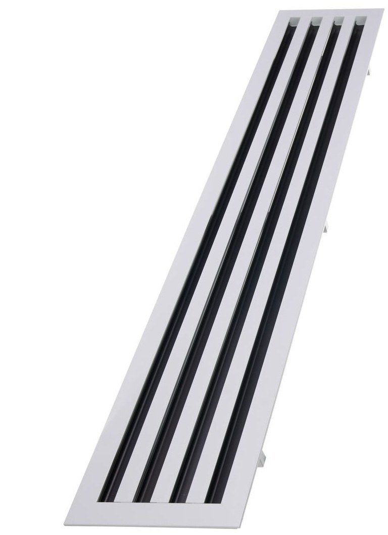 HVAC System Aluminum Linear Slot Diffusers Air Registers with Removable Core