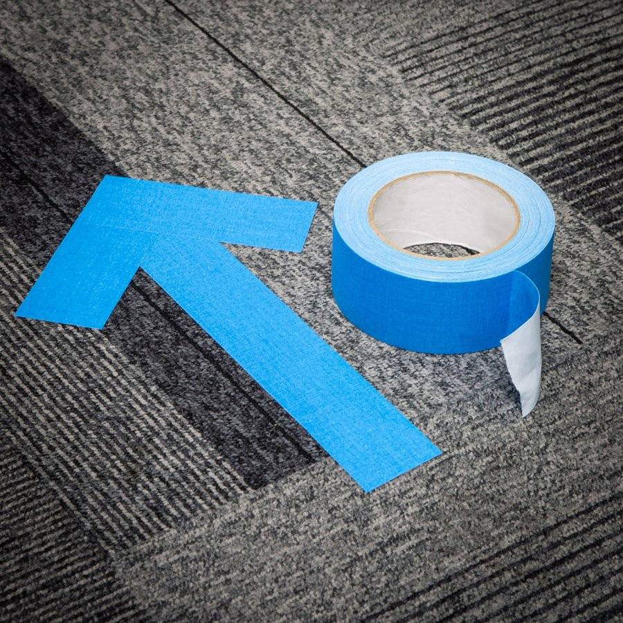 6 Colours Neon Gaffer Cloth Tape Fluorescent UV Blacklight Glow in The Dark Tape for UV Party