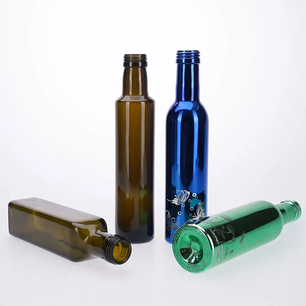 Vista Screw Top Glass Olive Oil Bottles